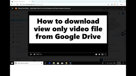 how to download google drive video view only|How to Download View Only Video File from Google Drive in .